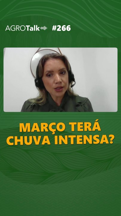 Março terá chuva intensa?