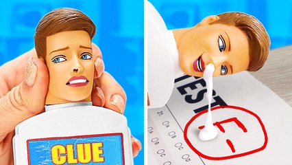 Smart School Hack 🤓 She Changed Bad Grade With Glue! #asmr #lifeHack #shorts