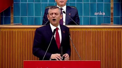 Özgür Özel: Anayasa masasına oturmayız