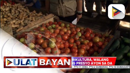 Mga produktong agrikultura, walang inaasahang pagtaas ng presyo, ayon sa D.A.
