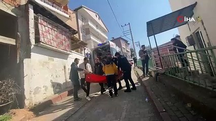 Tabancayı kazara ateşleyen kadın bacağından yaralandı