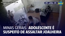 Adolescente é suspeito de assaltar joalheria e causar prejuízo de R$ 35 mil