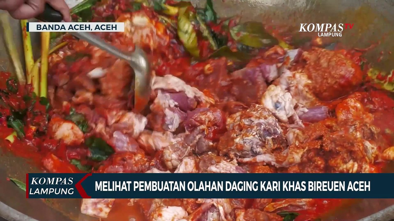 Melihat Pembuatan Olahan Daging Kari Khas Bireuen Aceh
