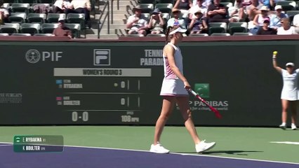 Indian Wells - Rybakina rejoint les huitièmes en deux temps