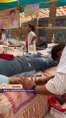 Glimpses from today's Mega Blood Donation Camp 2024  Sadguru Aniruddha Bapu