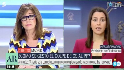 ¡Maldita hemeroteca! Así negó Arrimadas ante Ana Rosa la traición firmada con Sánchez para cargarse a Ayuso