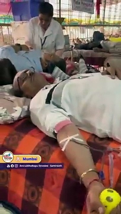 Blood Donation  Mega Blood Donation Camp 2024, Mumbai  Aniruddha Bapu