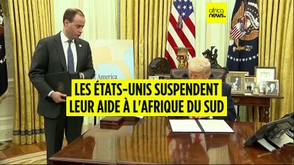 USA : Trump suspend l'aide américaine à l'Afrique du Sud