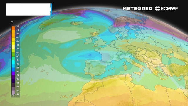 Durante la jornada del jueves una nueva borrasca se acercará a la Península Ibérica dejando lluvias y nevadas