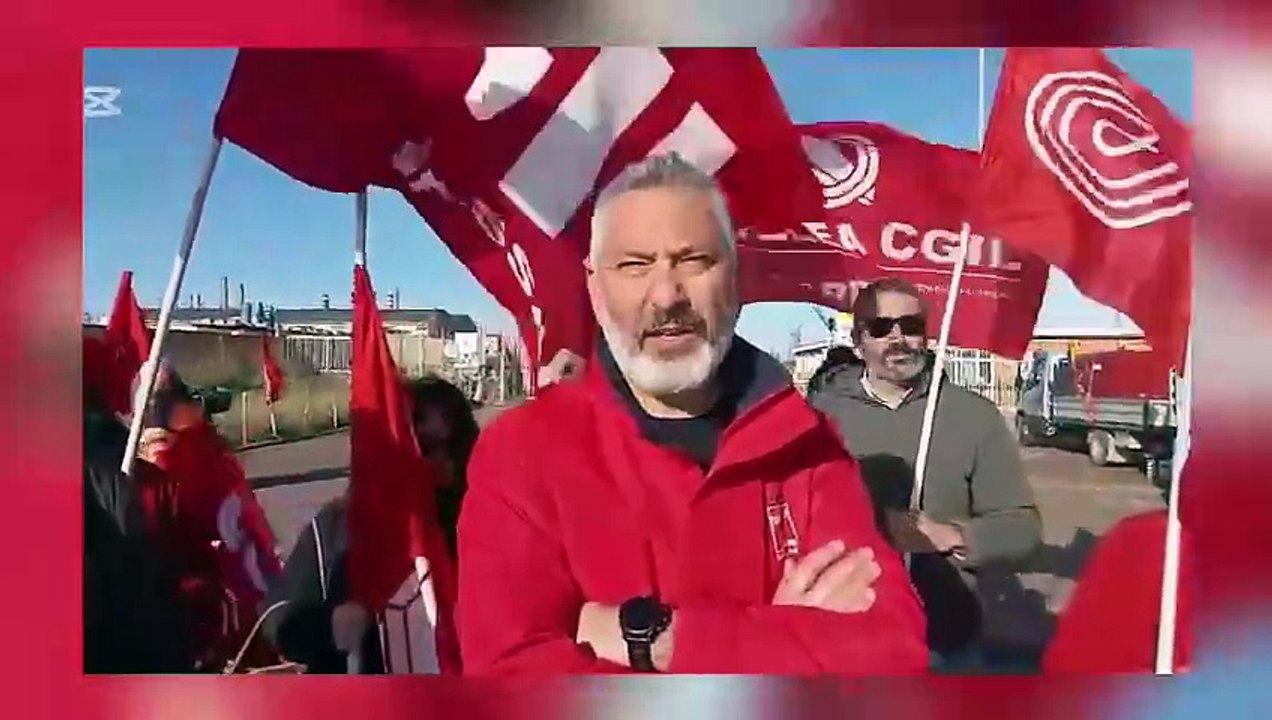 Porto Torres, chiudono gli impianti Versalis: protesta di lavoratori e sindacati