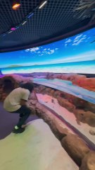 "Immersed in the underwater wonders at Sea Life Bangkok! 🐟✨