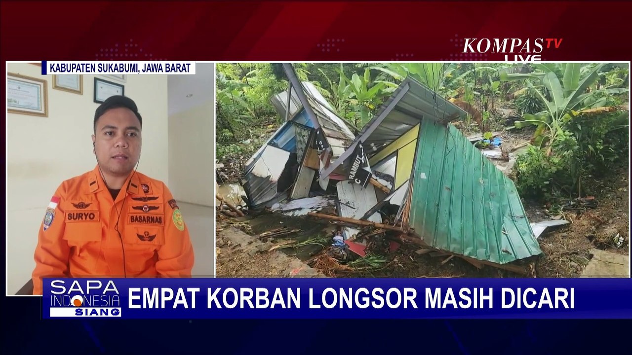[FULL] Basarnas Sukabumi Ungkap Pencarian 4 Korban Longsor Hingga Penanganan Daerah Terisolir