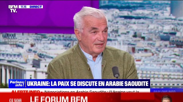 Discussions sur l'Ukraine en Arabie Saoudite: C'est une rencontre de la dernière chance pour Zelensky , affirme l'ancien ambassadeur en Ukraine Hugues Pernet
