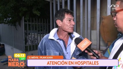 SCZ FILAS DE PACIENTES EN HOSPITALES