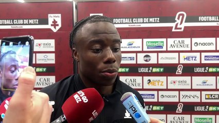 Metz - Annecy, la réaction de Morgan Bokele