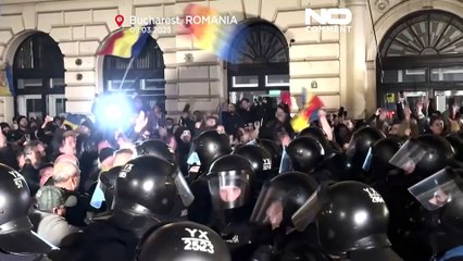 Erőszakba torkollott Calin Georgescu támogatóinak tüntetése Bukarestben
