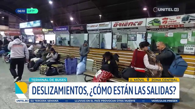 Viajes al occidente desde Cochabamba sufren retrasos por deslizamientos y al oriente solo se va por la ruta antigua