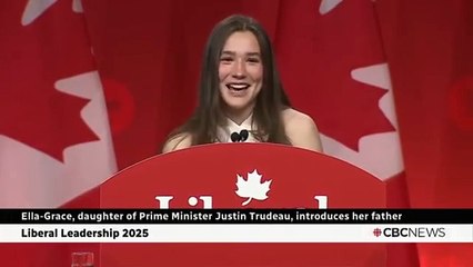 Justin Trudeau tears up during final speech as Canada’s prime minister