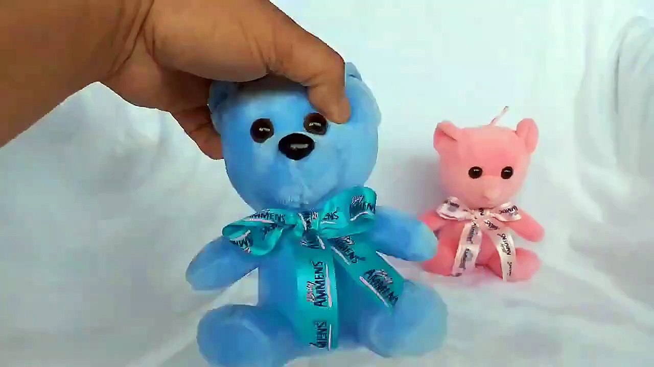 New Sunrise manufacture custom lovely soft stuffed plush little silk bowtie teddy bear pendant  toy with logo printed