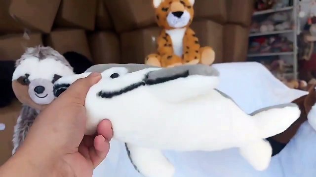 Yangzhou New Sunrise manufacture custom soft cute plush simulation vaquita sea animal stuffed dolphin doll toy