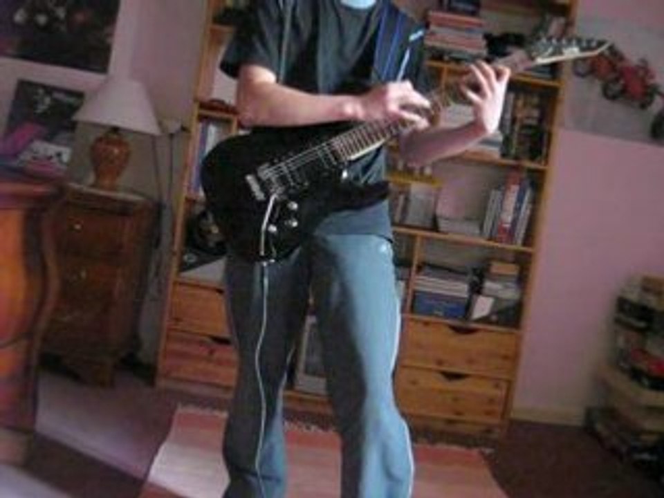 Démonstration shred guitare