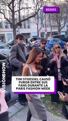 Tini Stoessel  Paris Fashion Week (Vision Show)