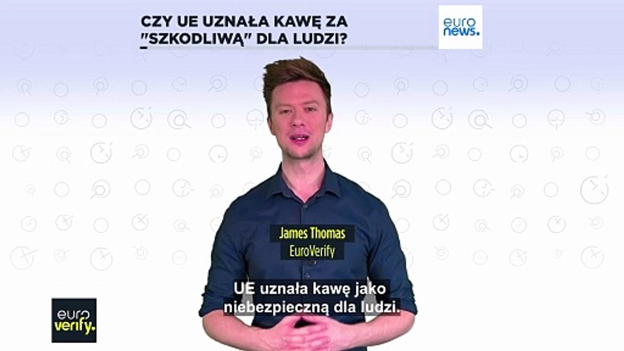 Euroverify: Czy Unia Europejska uznała kawę za "szkodliwą" dla ludzi?