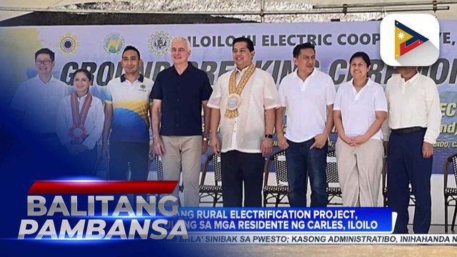 Sinisimulang Rural Electrification Project, malaking tulong sa mga residente ng Carles, Iloilo