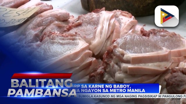 MSRP sa karne ng baboy, umiiral na ngayon sa Metro Manila; SINAG, ipinanukala na lagyan na rin ng MSRP ang sibuyas