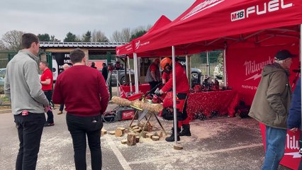 Live Milwaukee tool demonstration (Will Goddard, Crediton Courier)