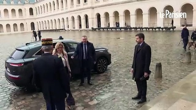 Les obsèques de Jean-Louis Debré célébrées aux Invalides