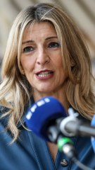 Yolanda Díaz: "Ha sido un error no tener una política de defensa en Europa"