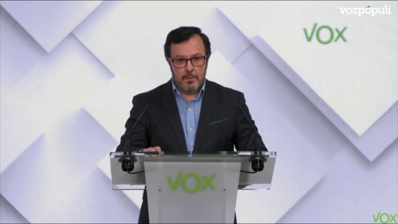 Vox asegura que las cuentas del partido son transparentes: "No tenemos nada que ocultar"