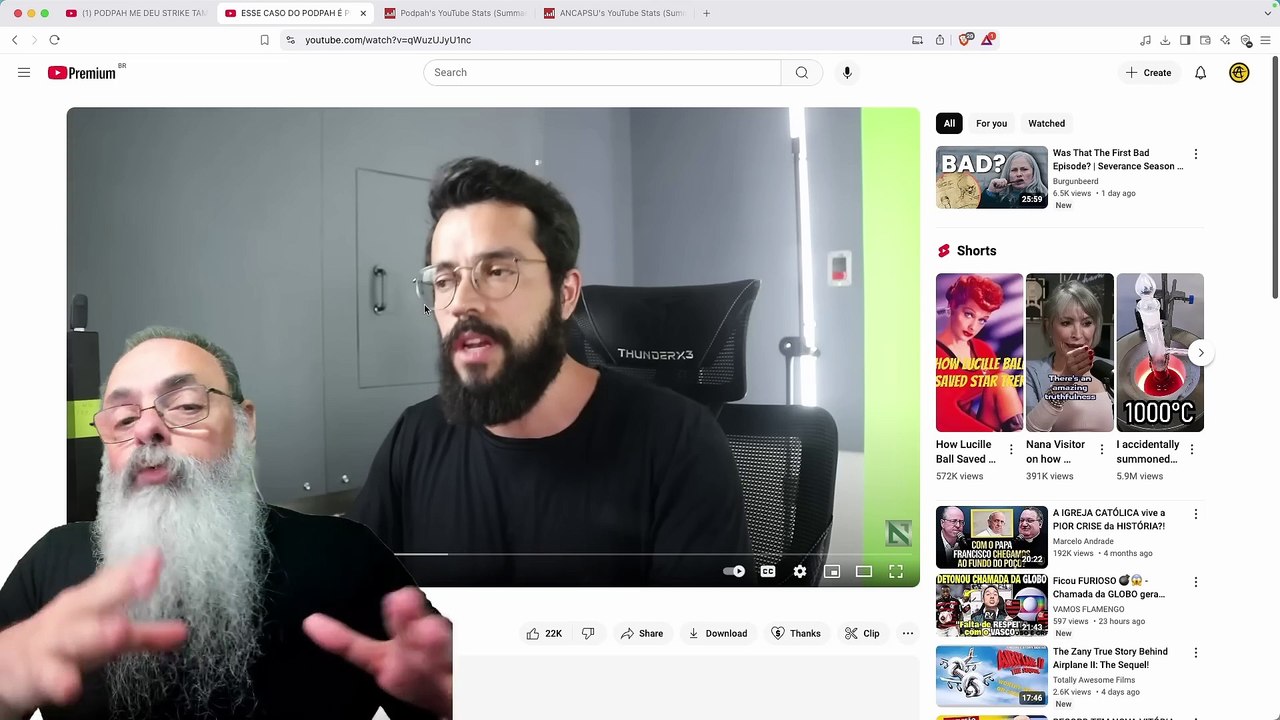 CANAL de PODCAST PODPAH está usando FERRAMENTA de COPYRIGHT para TENTAR ABAFAR CRÍTICAS no YOUTUBE