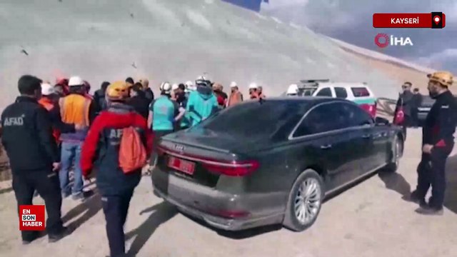 Kayseri’de hızlı tren şantiyesinde kaya düşmesi