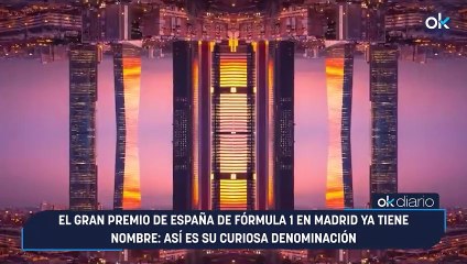 El Gran Premio de España de Fórmula 1 en Madrid ya tiene nombre: así es su curiosa denominación