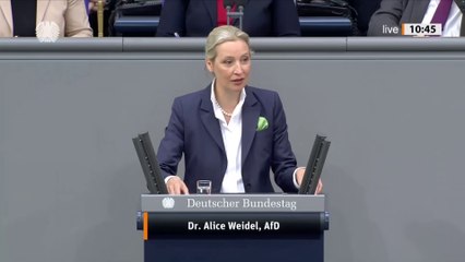 Alice Weidel knöpft sich die Grünen vor! 😂 - AfD-Fraktion im Bundestag