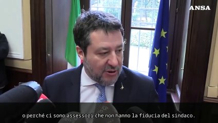 Milano, Salvini: "La citta' non puo' restare ostaggio di Palazzo Marino"