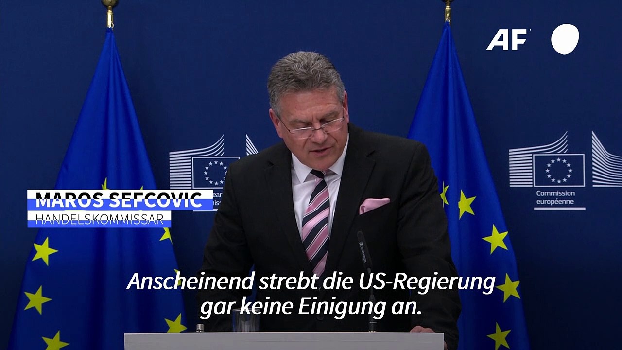 EU: 'USA wollen gar keine Einigung' im Handelsstreit