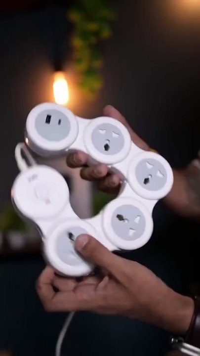 🔌 Foldable Extension Board | Compact & Multi-Plug Power Strip for Home & Office