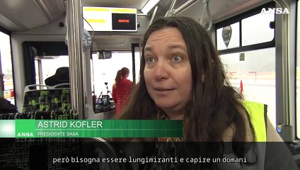Bolzano, presentato l'autobus del futuro