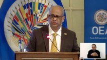 Presentación del candidato a Secretario General de la OEA Albert Ramdin