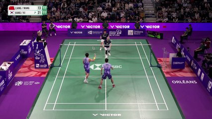 Orléans Masters - Finale double hommes (Chang Wang/ Wei Kang Liang - Ki Dong-ju/Min Hyuk Kang)