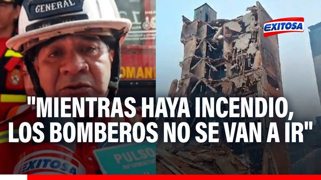 ¡Atención! Bomberos confirman que continuarán en zona del incendio en Cercado de Lima: No se van a ir