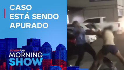 BRIGA generalizada em ESTACIONAMENTO de shopping termina em POLÍCIA