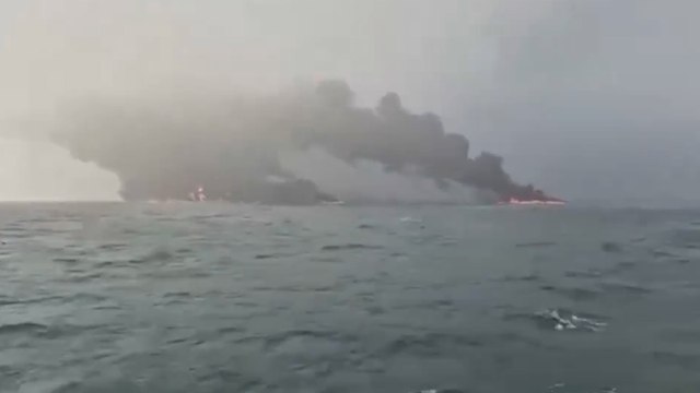 Un petrolero choca contra otro buque frente a las costas inglesas