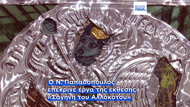 Εθνική Πινακοθήκη: Οι φωτογραφίες από την «επίθεση» του βουλευτή Νίκου Παπαδόπουλου