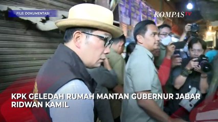 Rumah Ridwan Kamil di Bandung Digeledah KPK Terkait Kasus Bank BJB