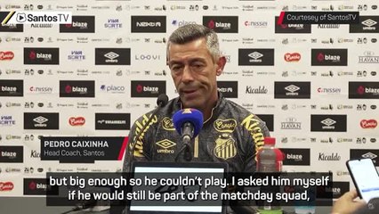 'Discomfort' kept Neymar from playing in Santos' semi-final defeat