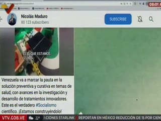 Pdte. Maduro: Venezuela marcará la pauta en la solución preventiva y curativa en temas de salud